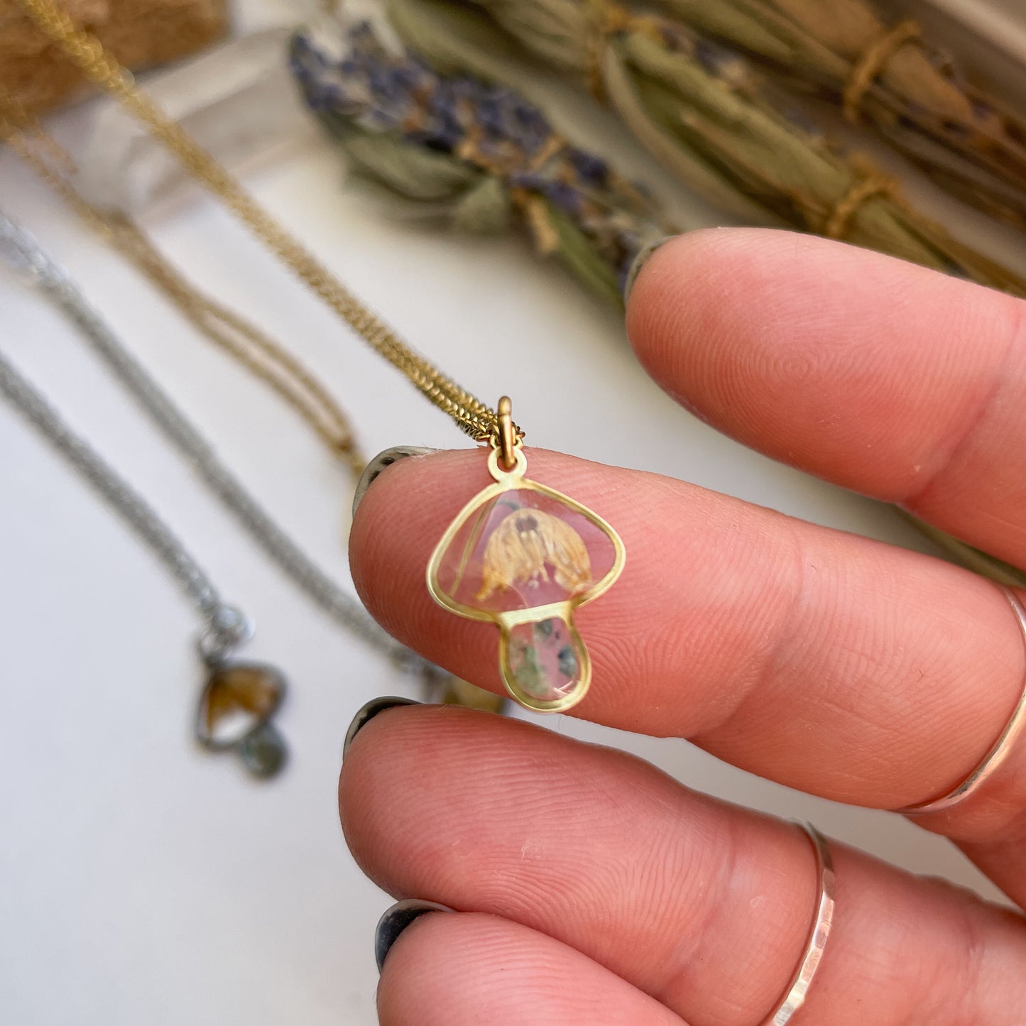 May Mushies - Birthstone & Flower