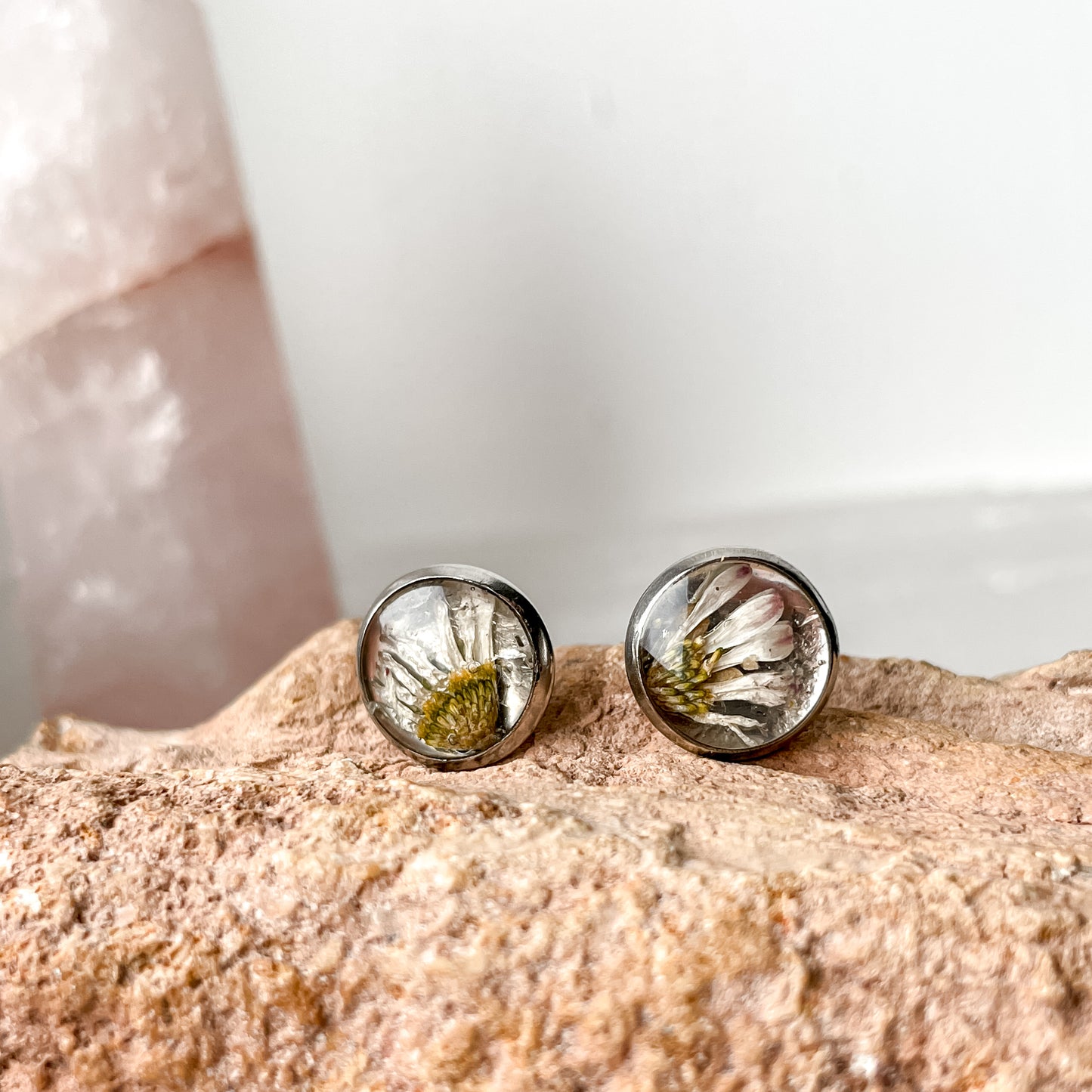 April Stud Earrings - Daisy & Herkimer Diamond