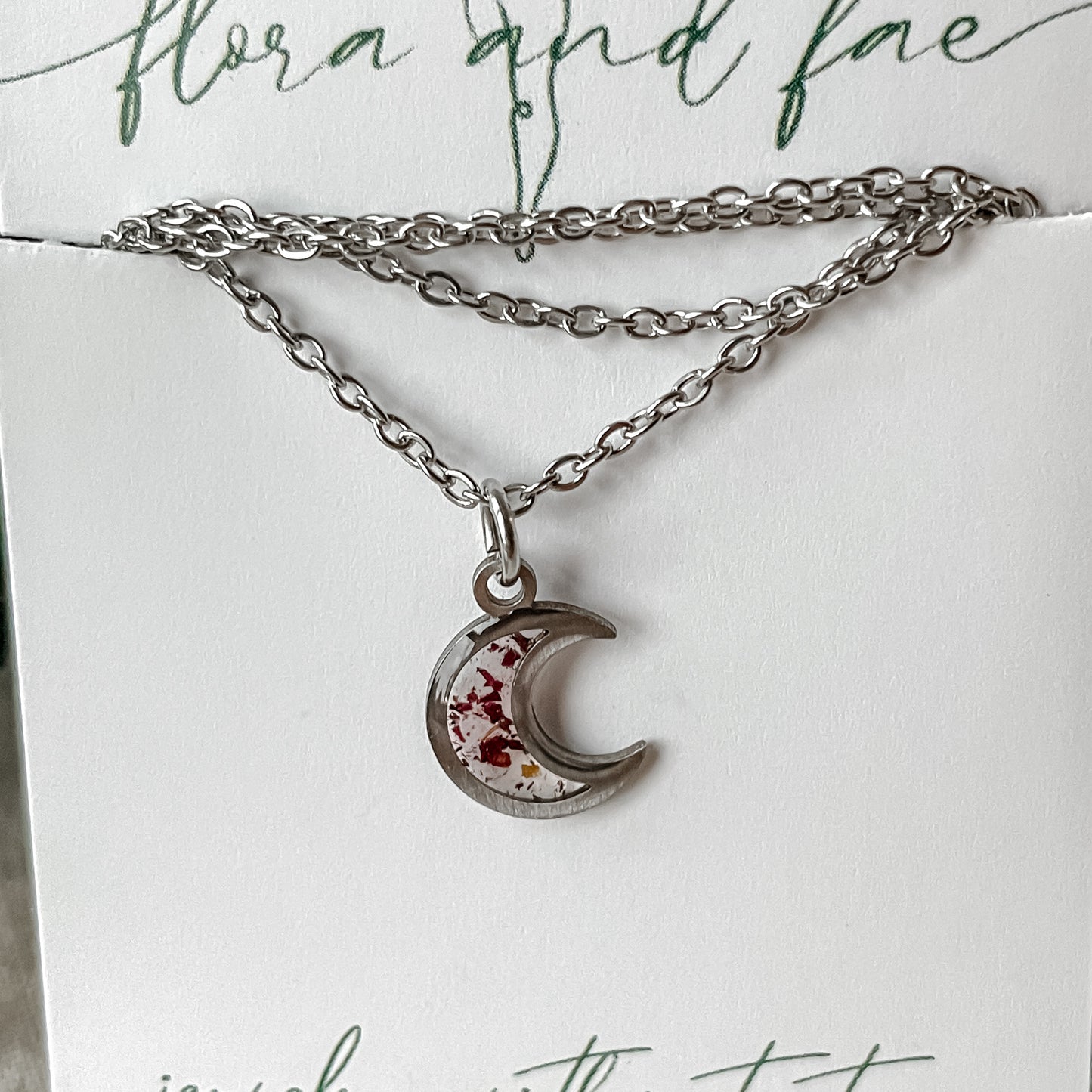 Tiny Moon Necklace