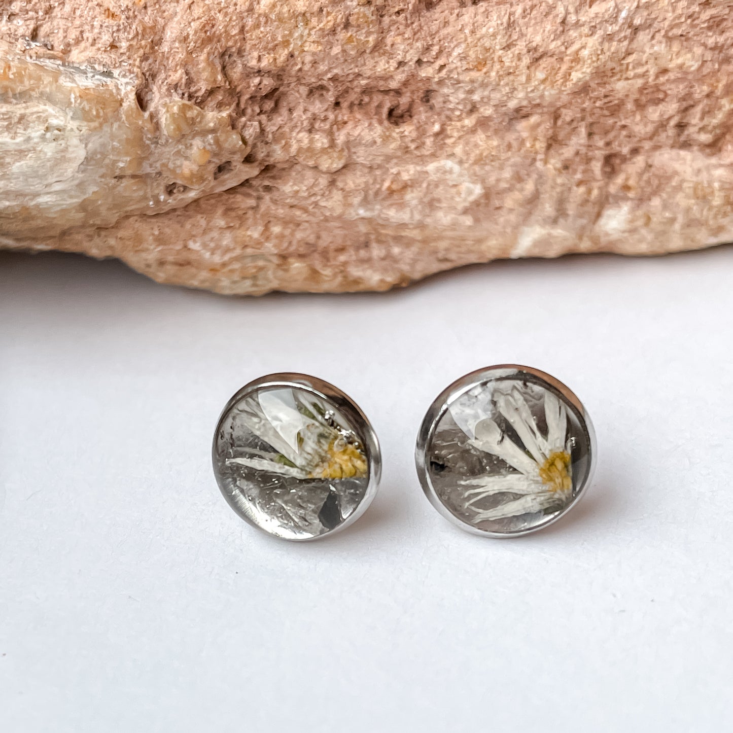 April Stud Earrings - Daisy & Herkimer Diamond