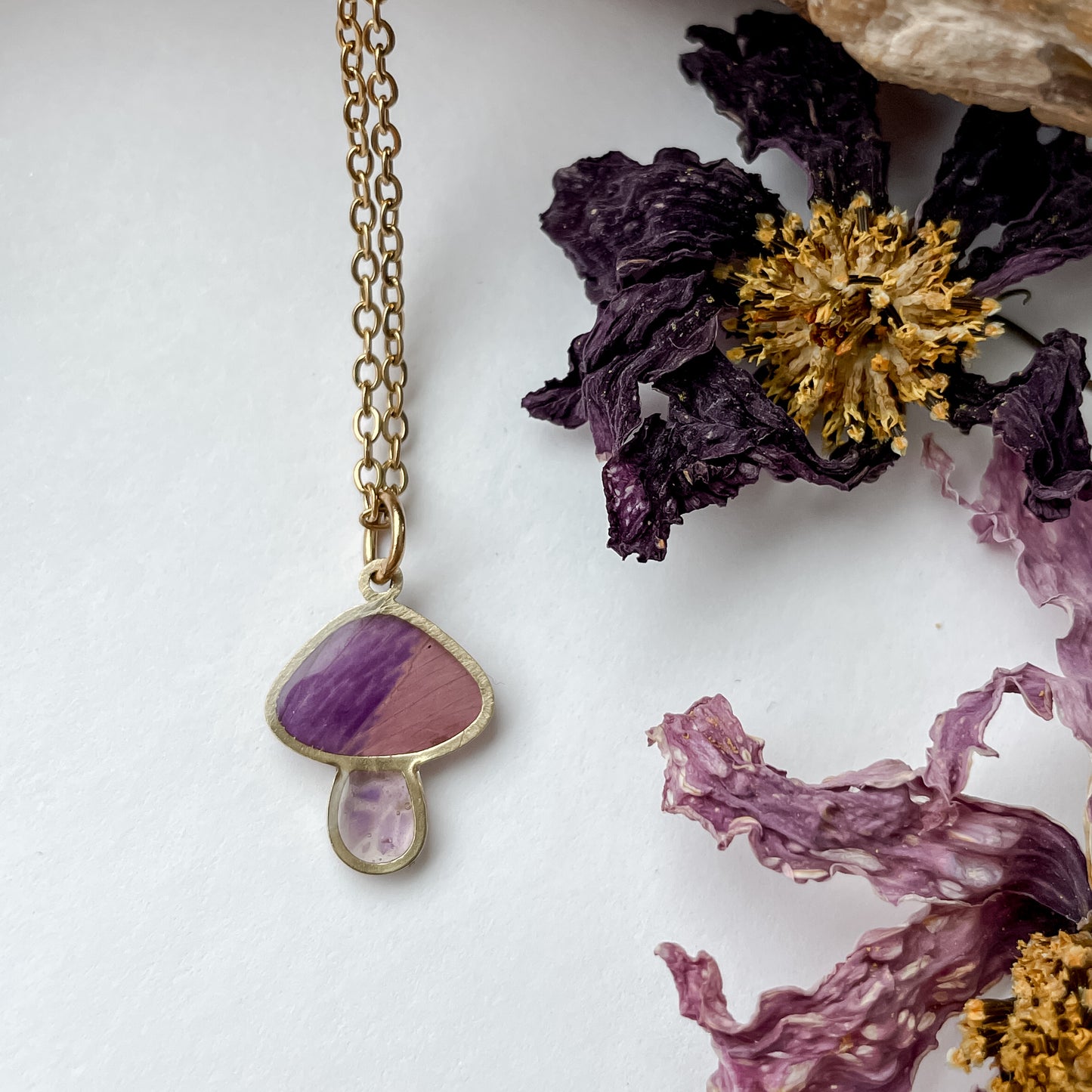 February Mushies - Birthstone & Flower