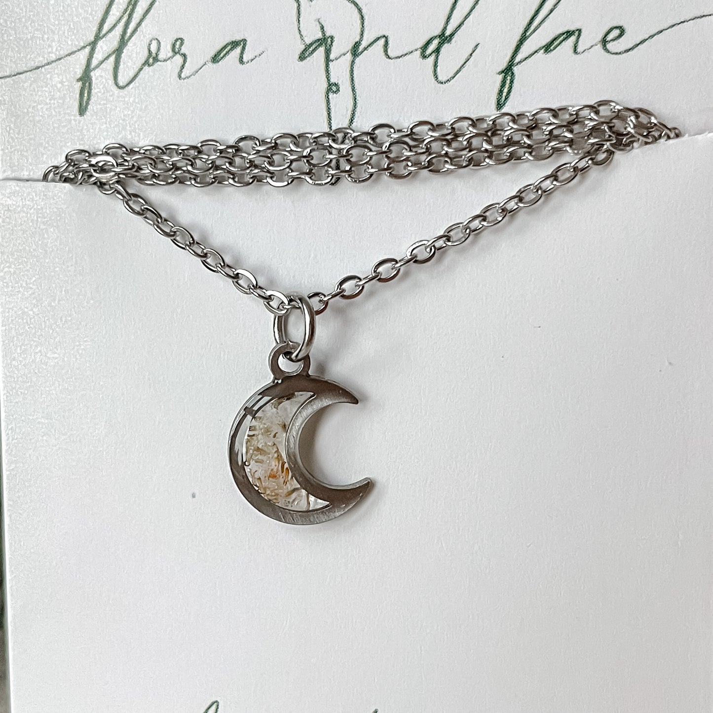 Tiny Moon Necklace