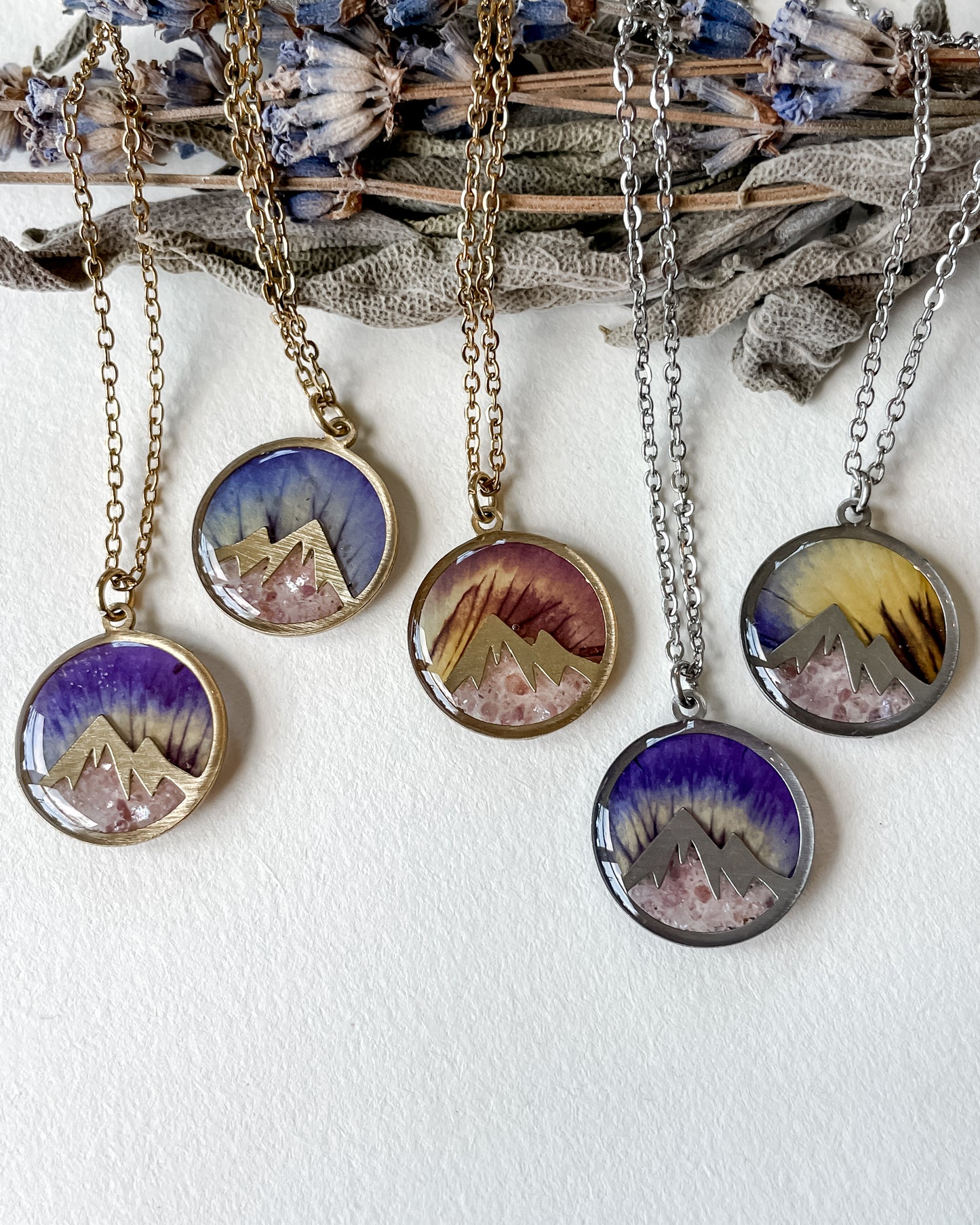 Aurora Mountain Necklaces