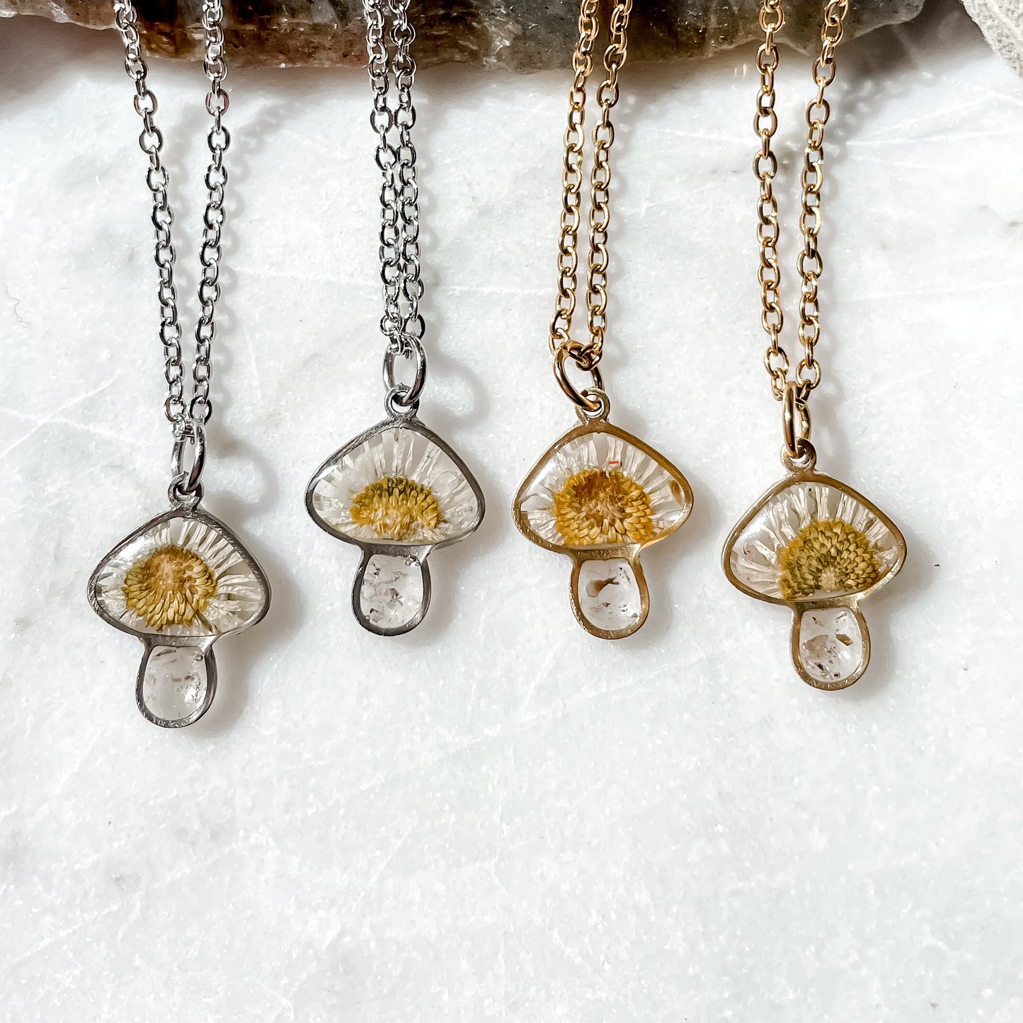 April Mushies - Birthstone & Flower