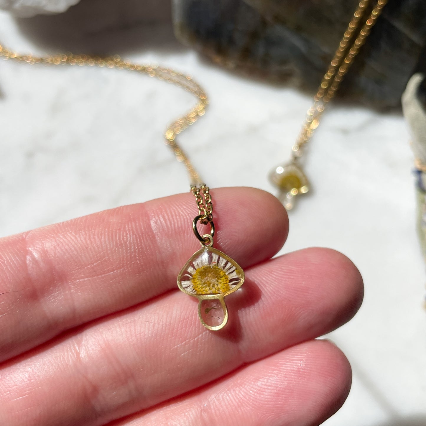 April Mushies - Birthstone & Flower