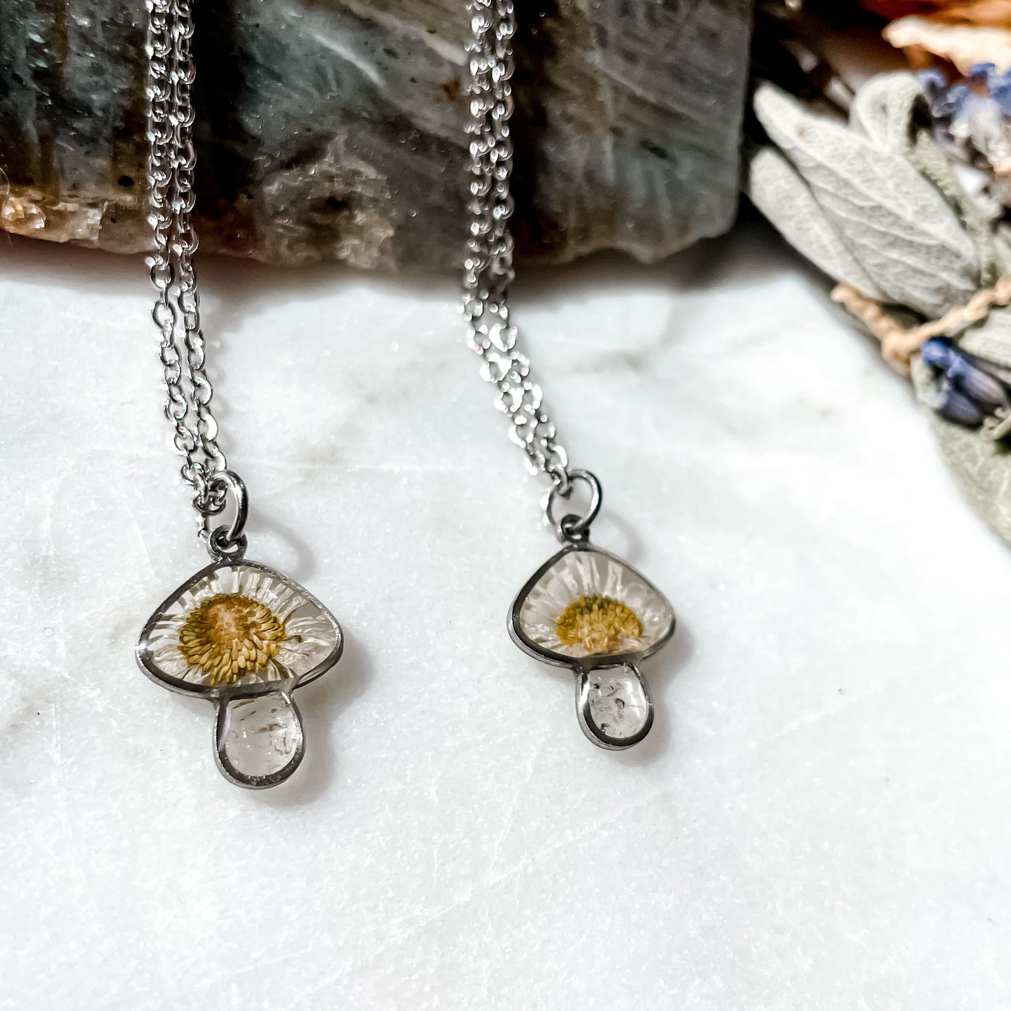 April Mushies - Birthstone & Flower