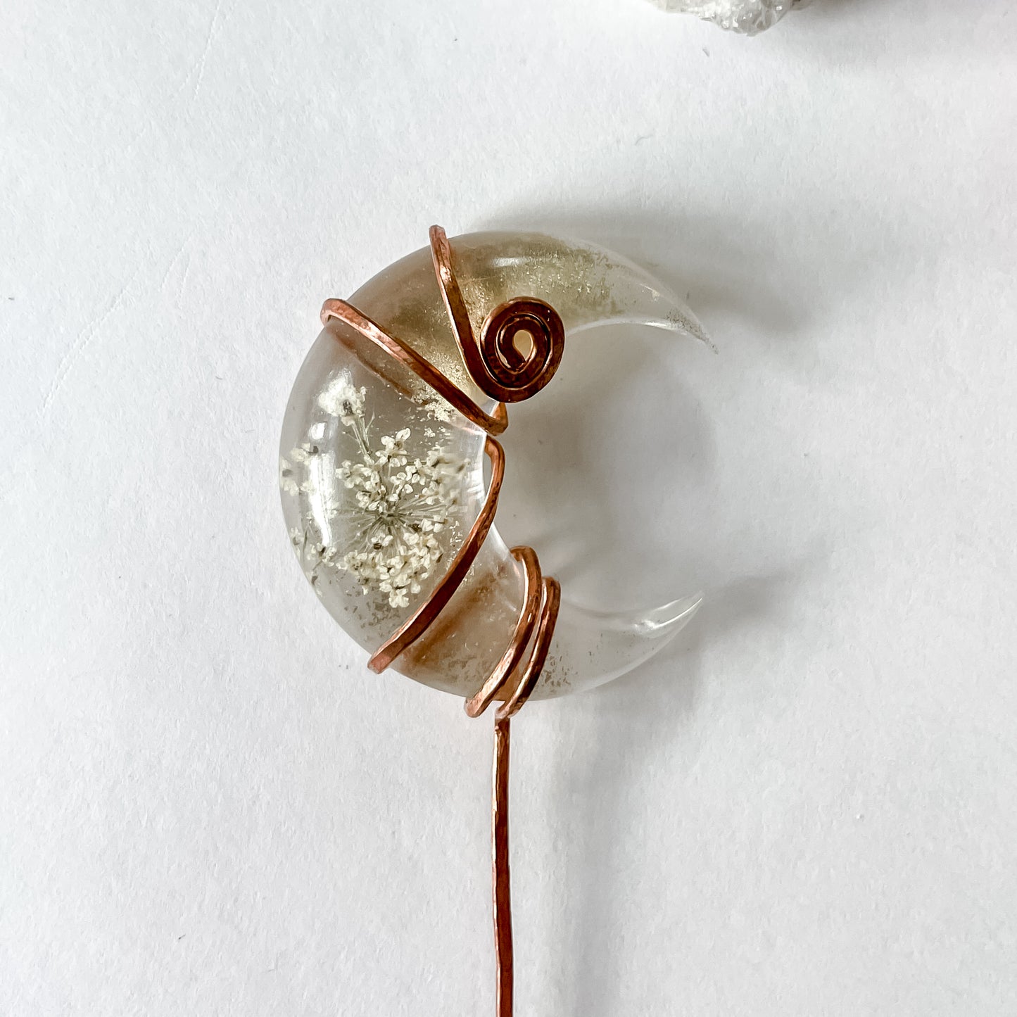 Crescent Moon Plant Charms