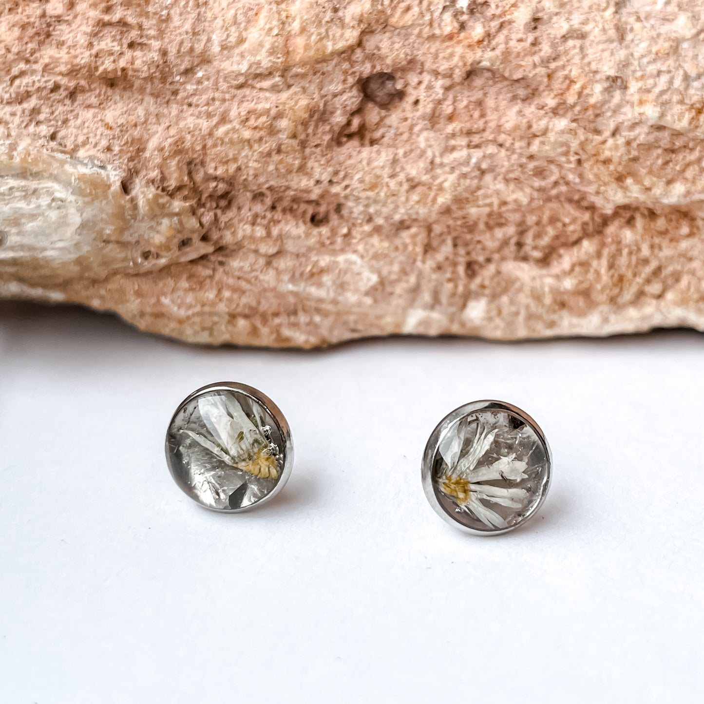 April Stud Earrings - Daisy & Herkimer Diamond