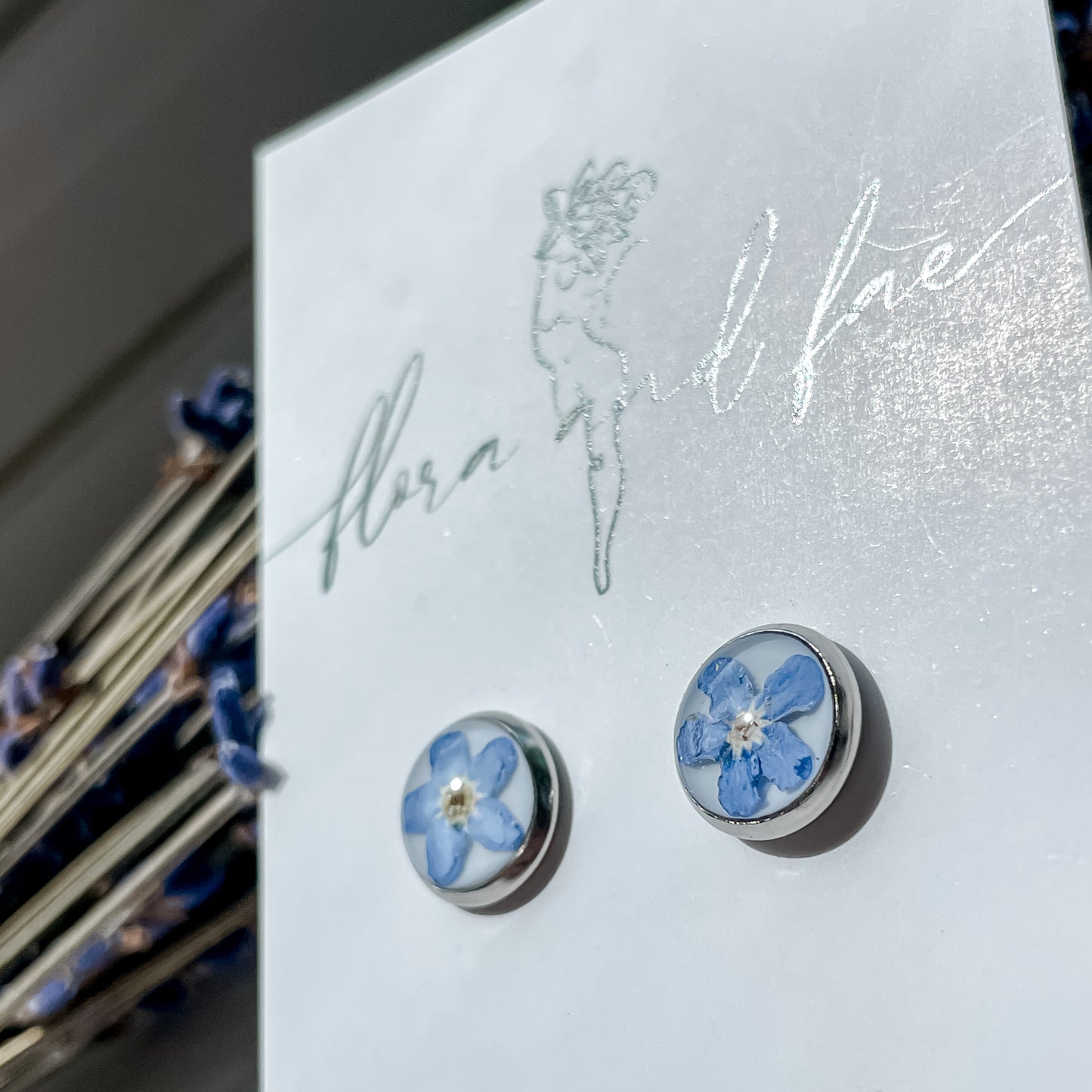 Forget Me Not Stud Earrings