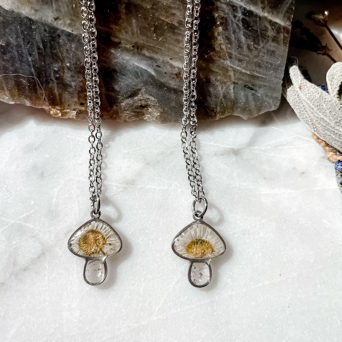 April Mushies - Birthstone & Flower