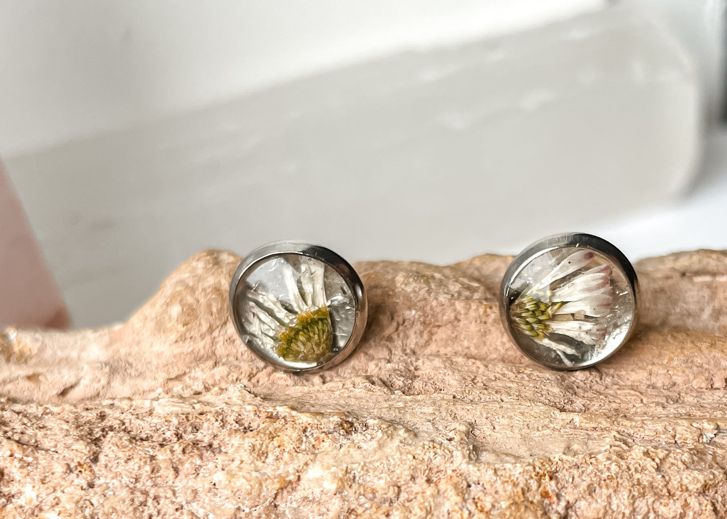 April Stud Earrings - Daisy & Herkimer Diamond