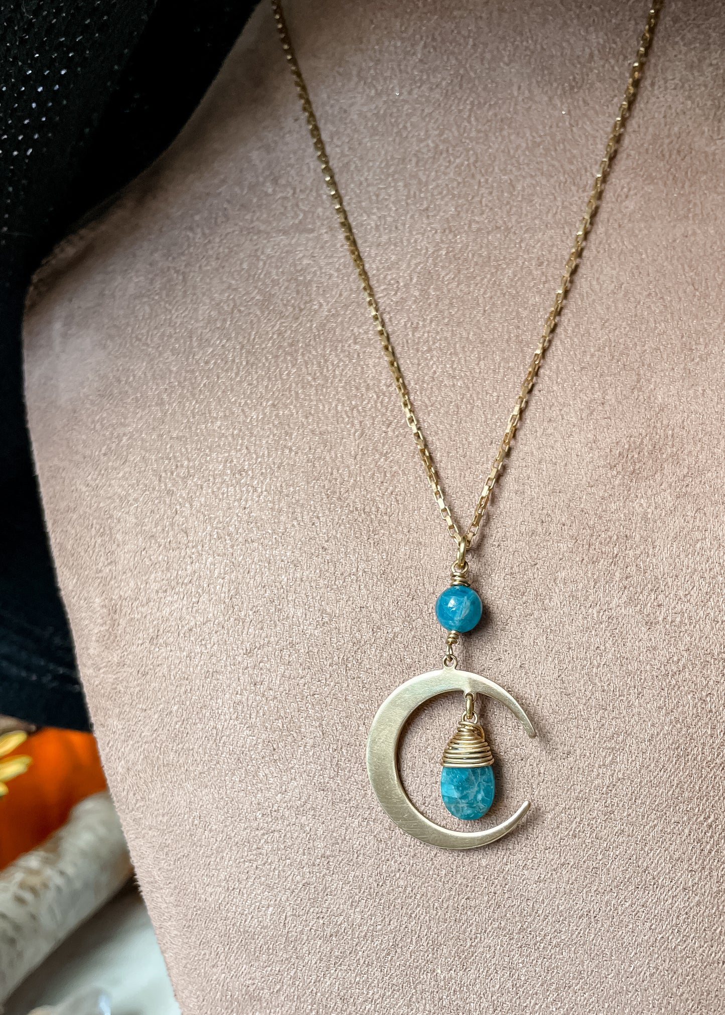 Crystal Moon Necklace
