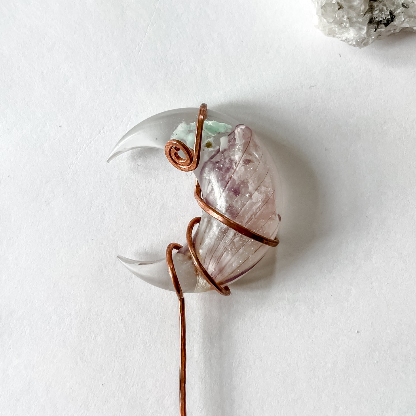 Crescent Moon Plant Charms