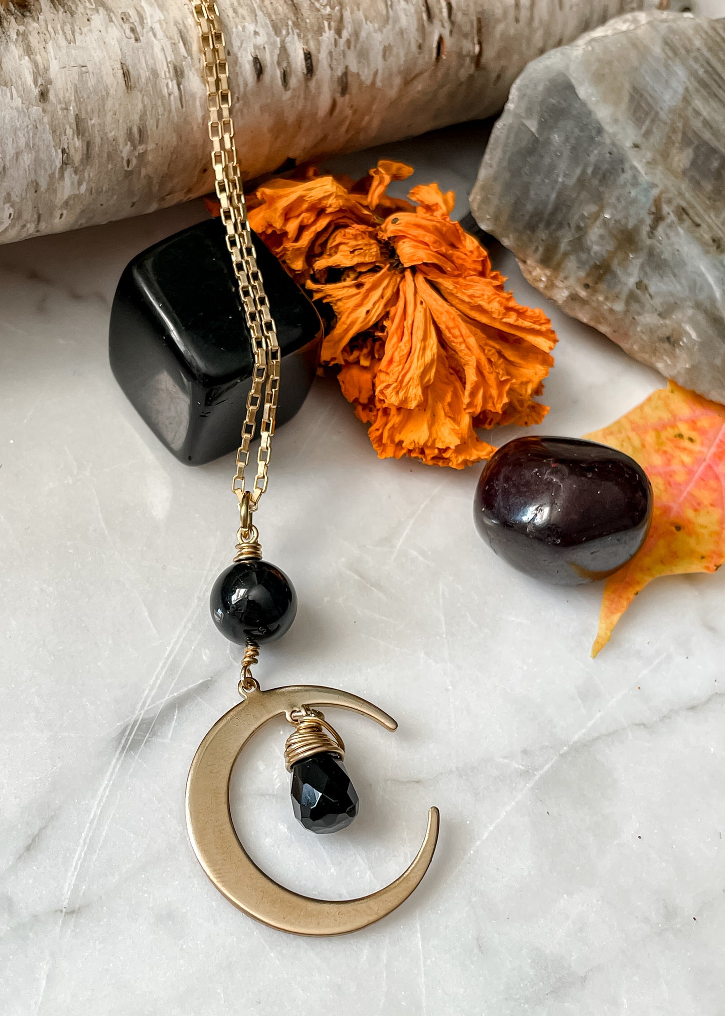 Crystal Moon Necklace