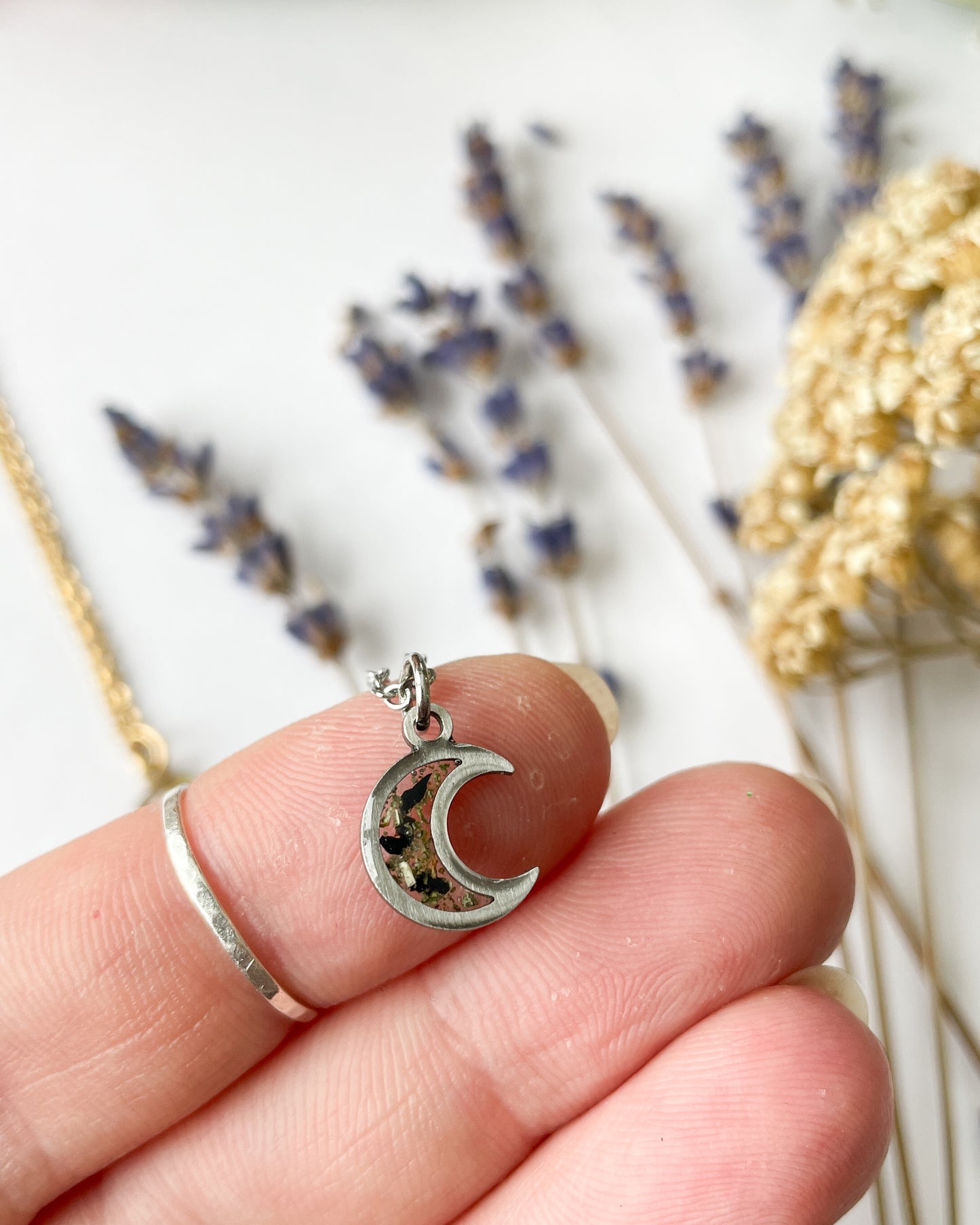 Tiny Moon Necklace