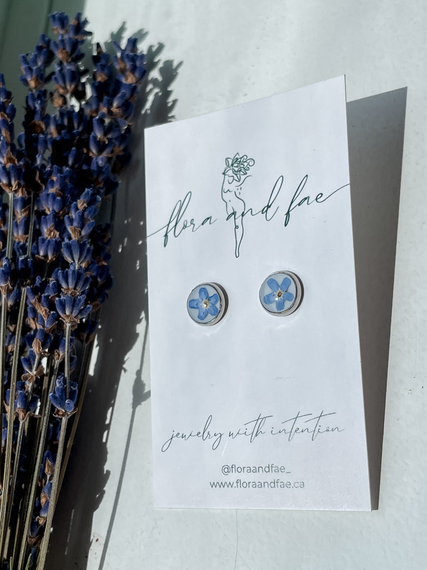 Forget Me Not Stud Earrings