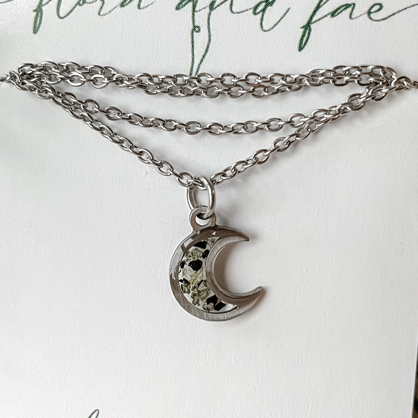 Tiny Moon Necklace