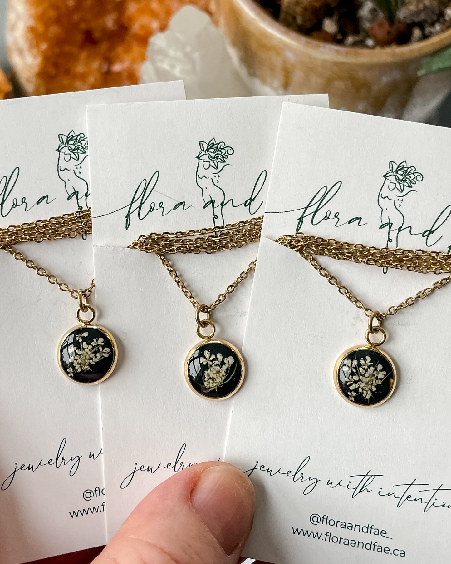 Queen Anne’s Lace Necklace