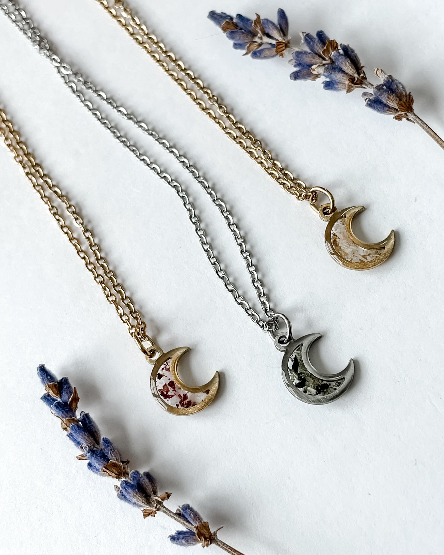 Tiny Moon Necklace