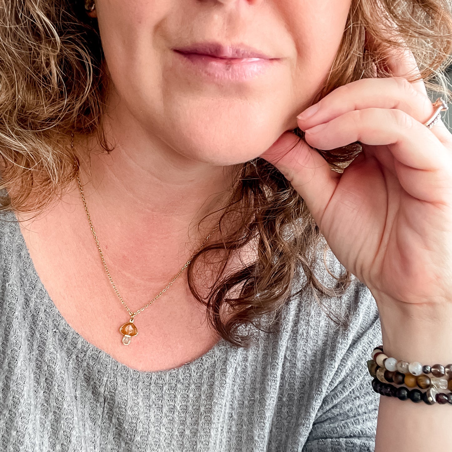 March Mushies - Birthstone & Flower