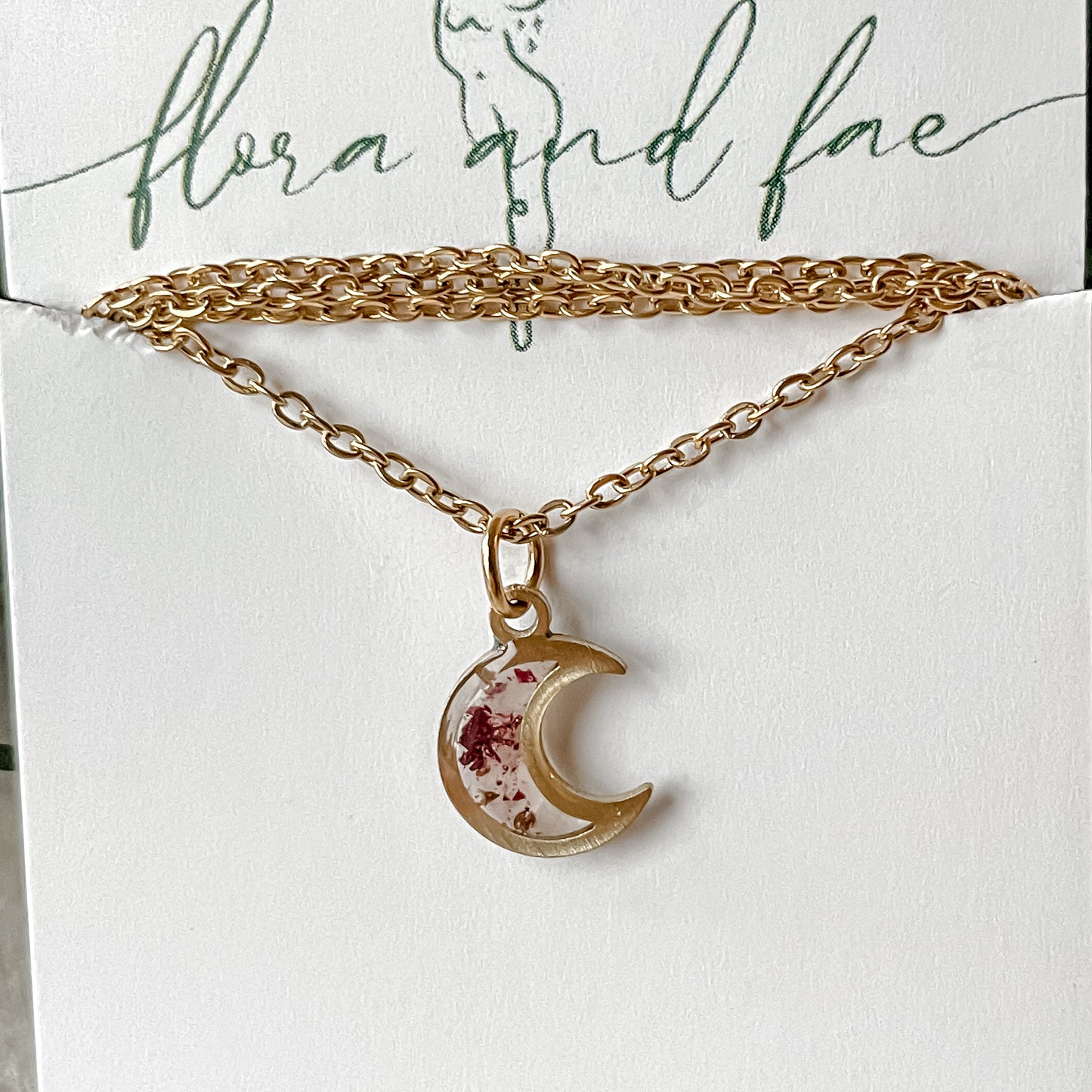 Tiny Moon Necklace