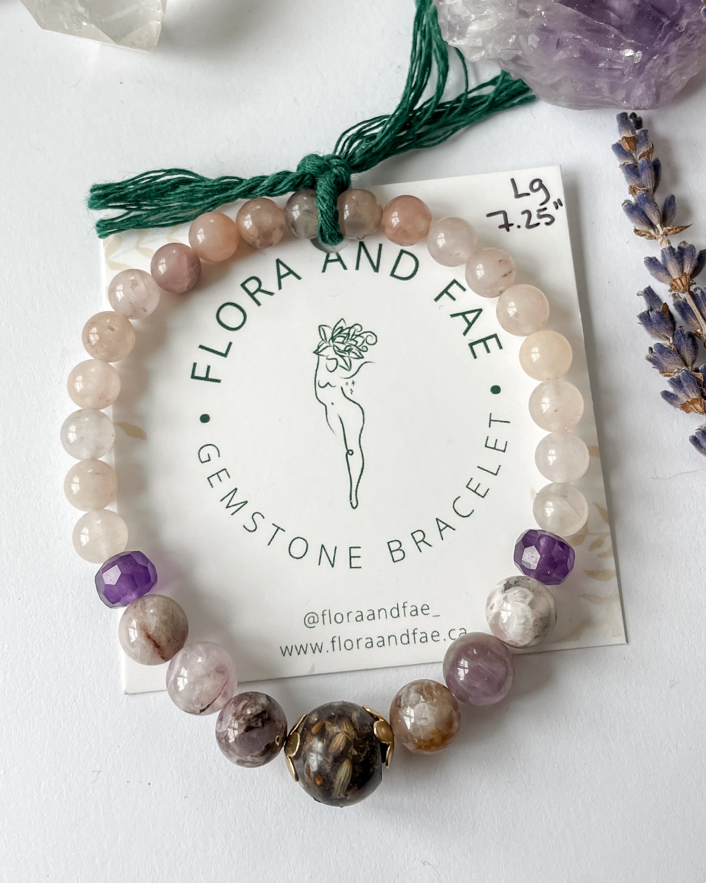 Lavender Botanical Bracelet II