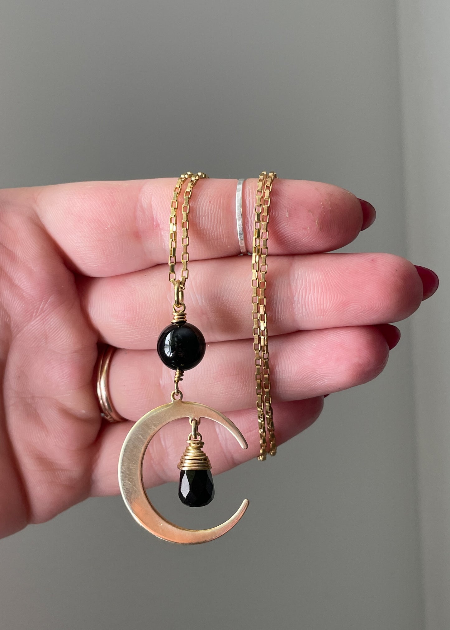Crystal Moon Necklace