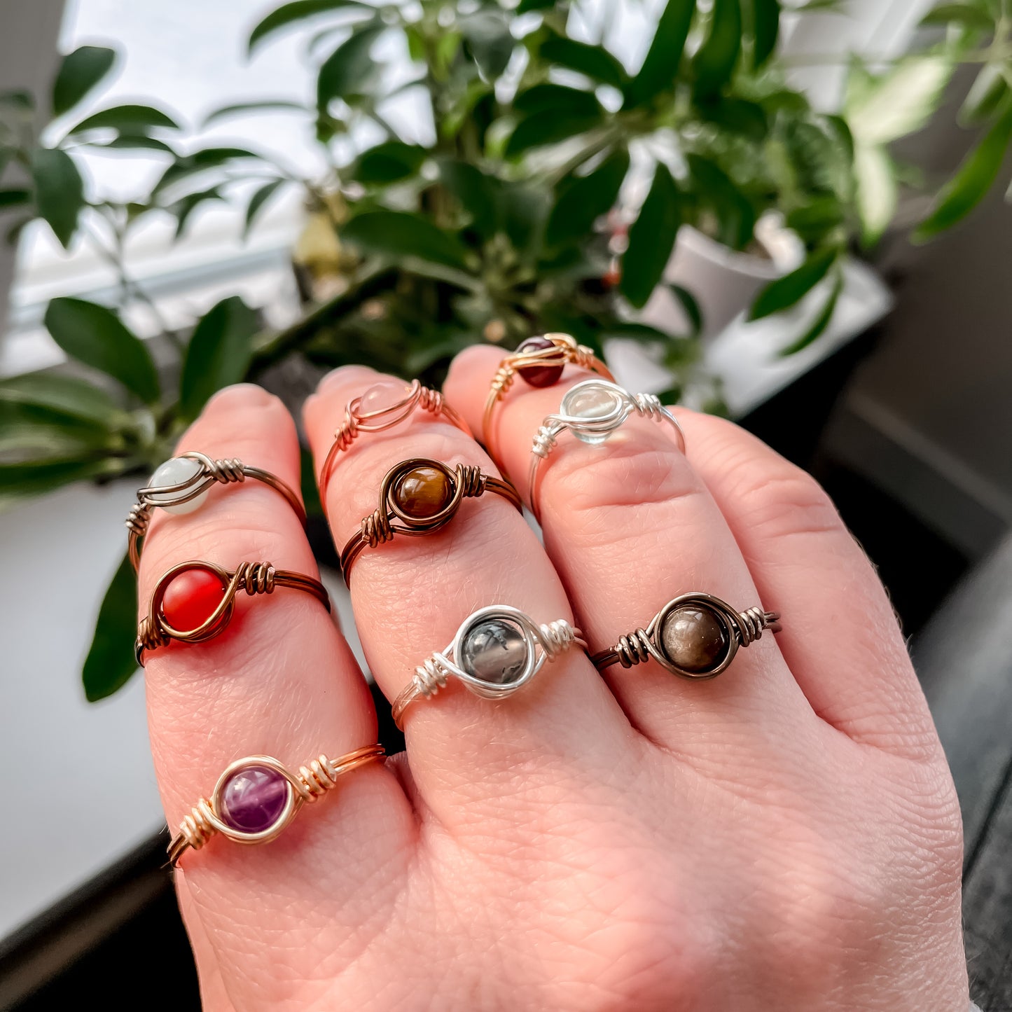 Wire Wrapped Rings