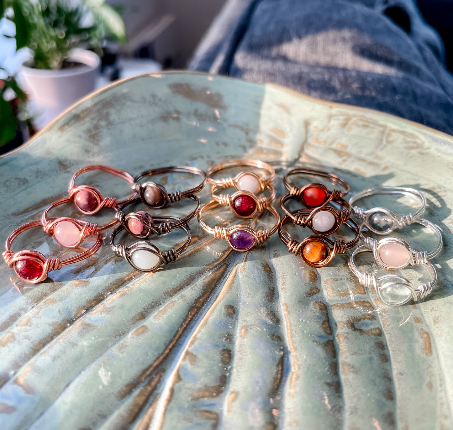 Wire Wrapped Rings
