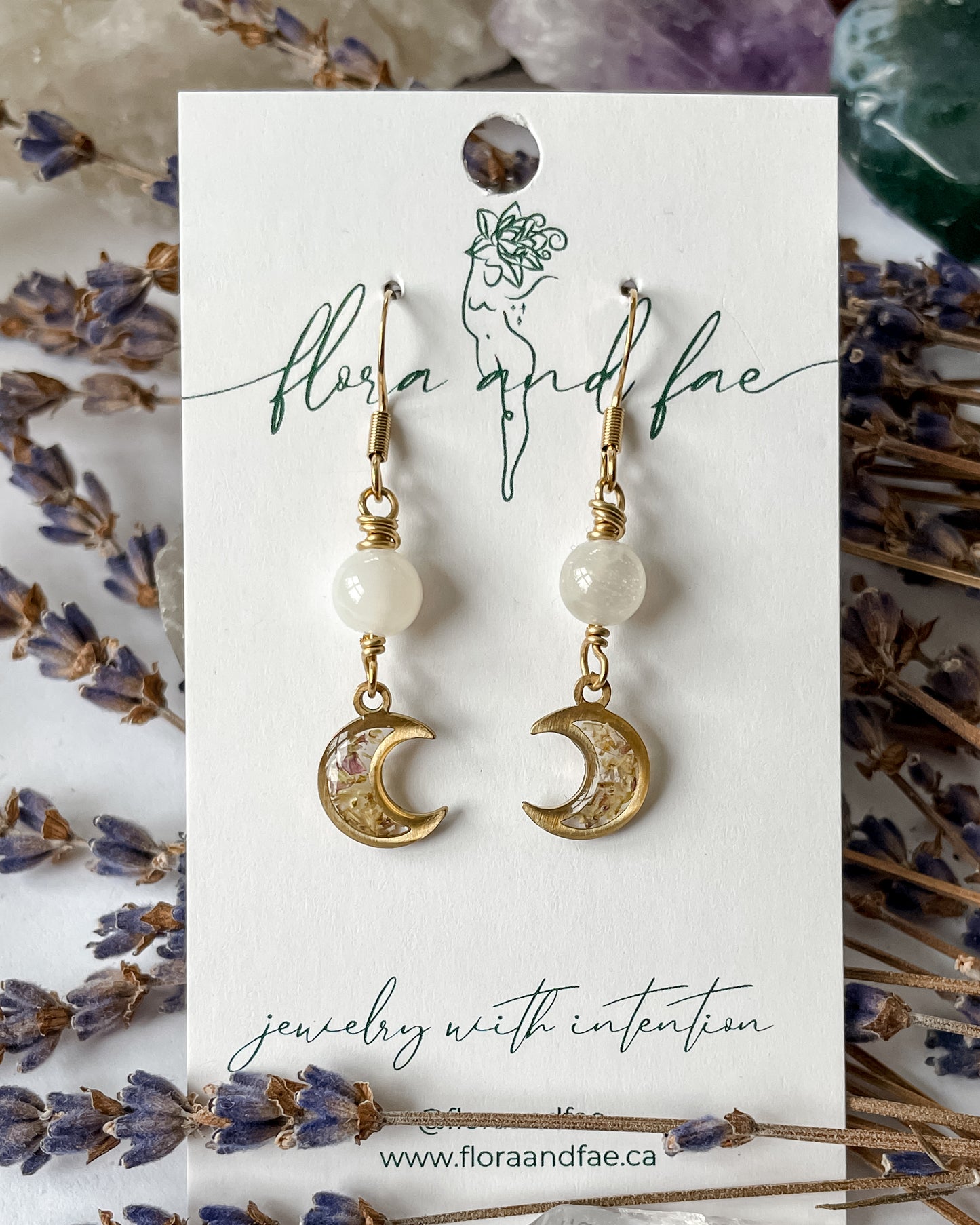 Intuition Moon Earrings