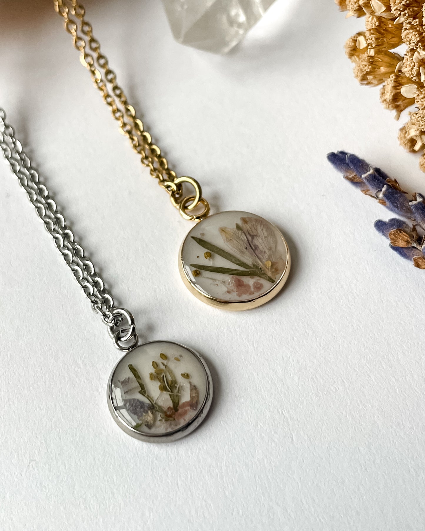 Larkspur Necklaces