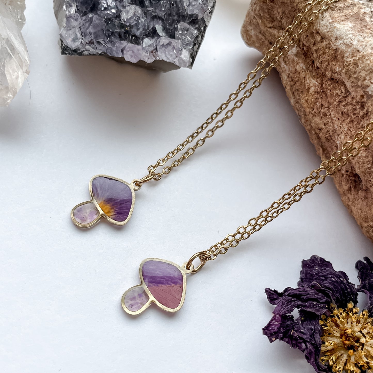 February Mushies - Birthstone & Flower