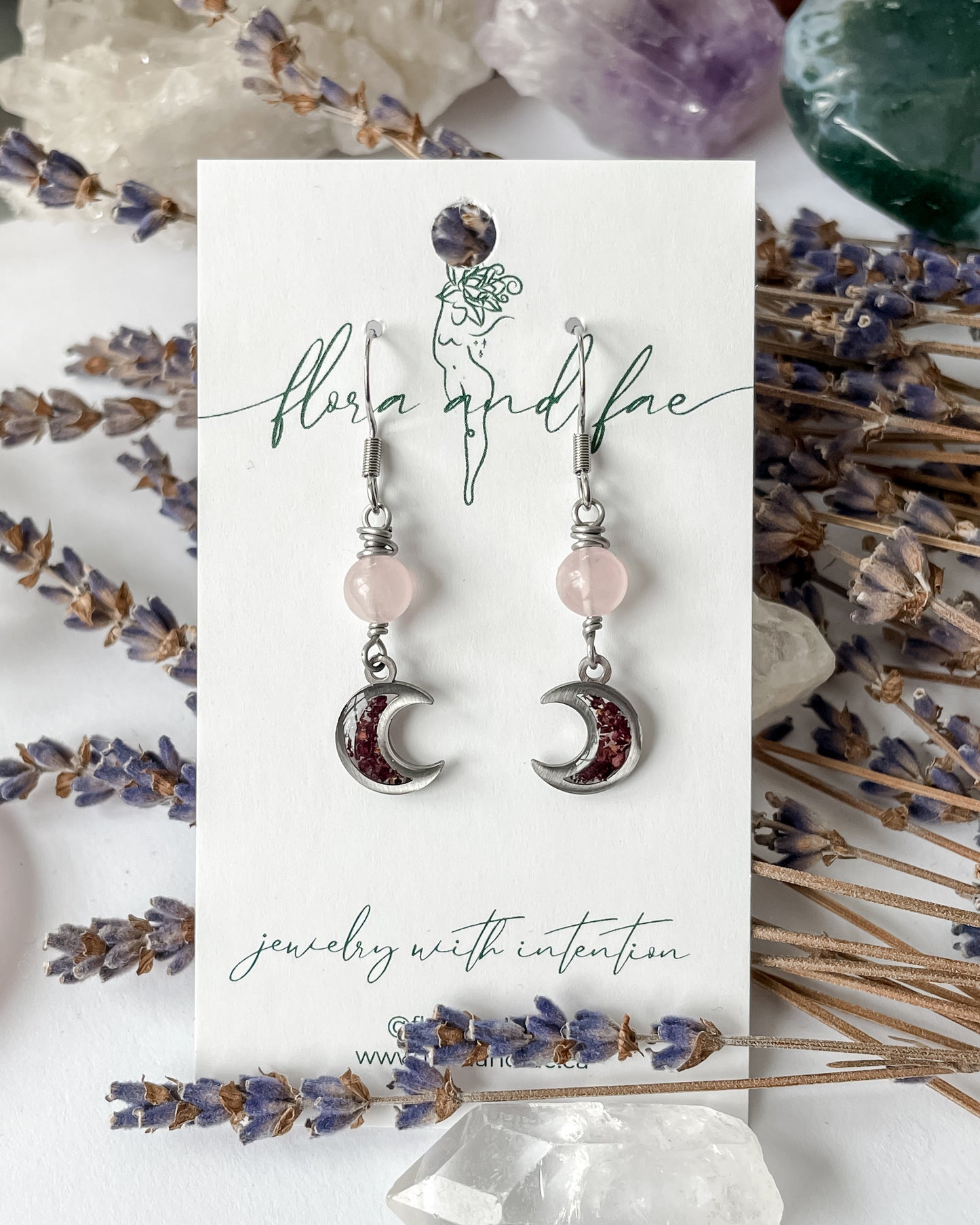 Self Love Moon Earrings