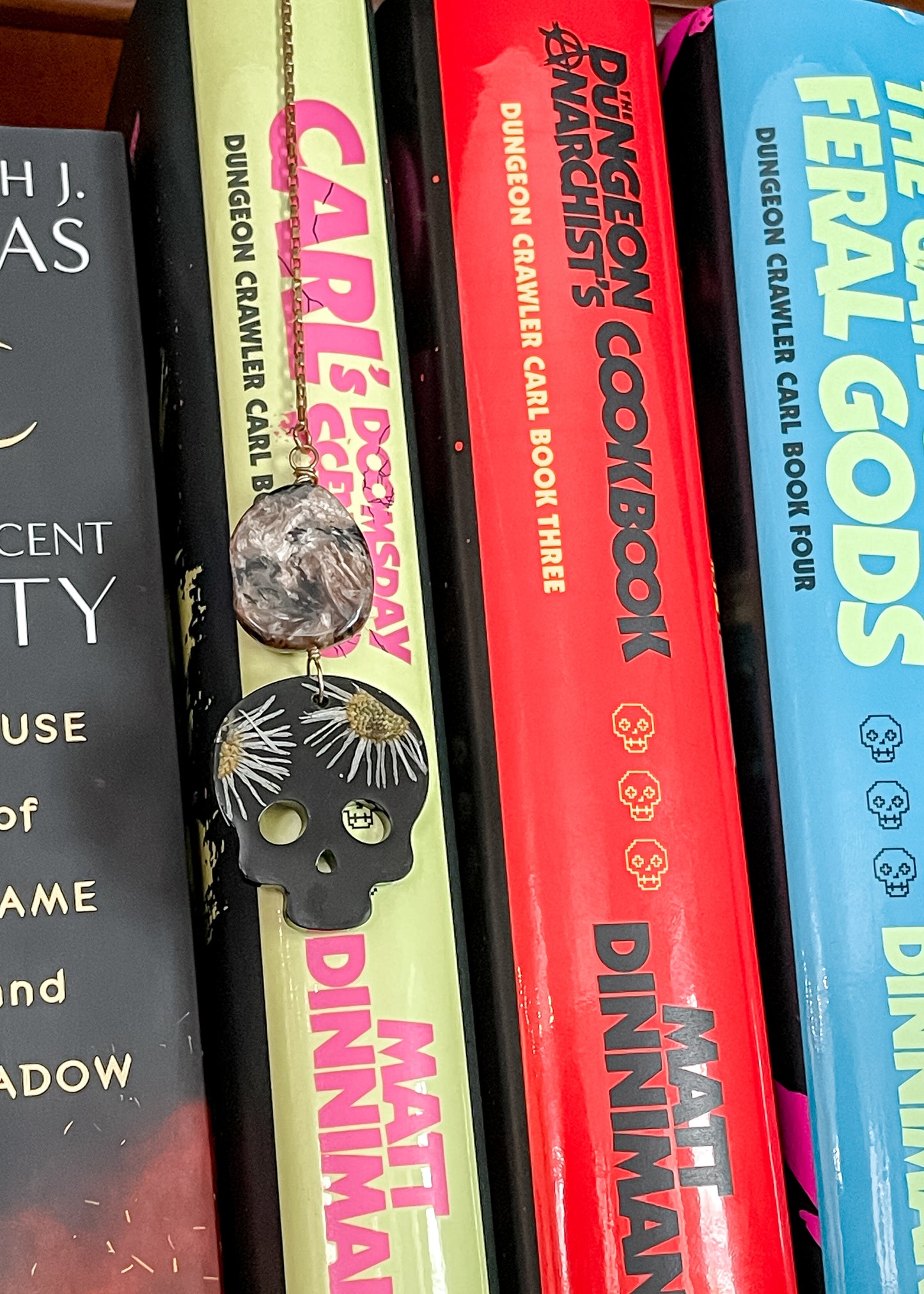 Daisy Skull Bookmarks