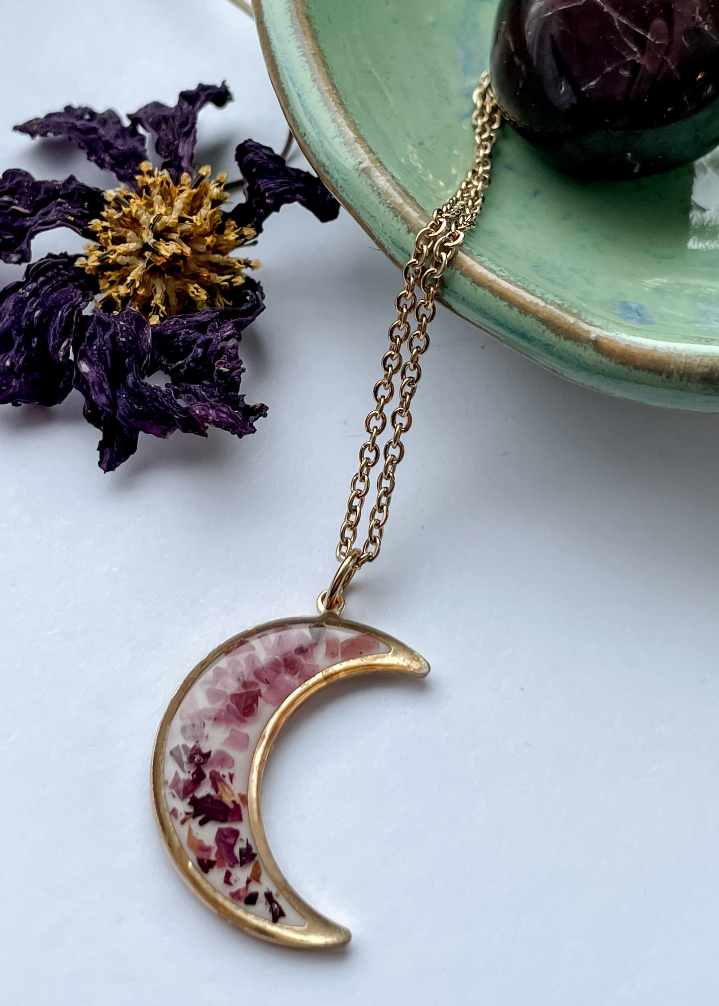 January Moons - Birthstone & Flower