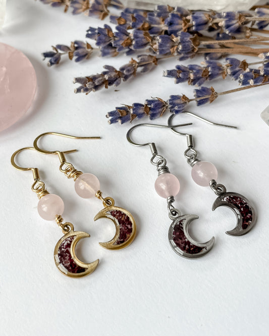 Self Love Moon Earrings