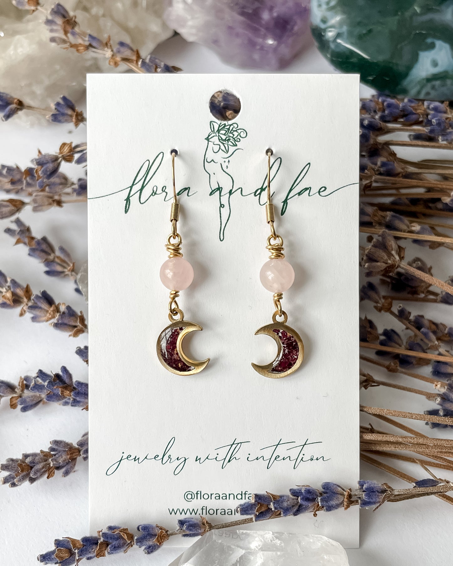 Self Love Moon Earrings