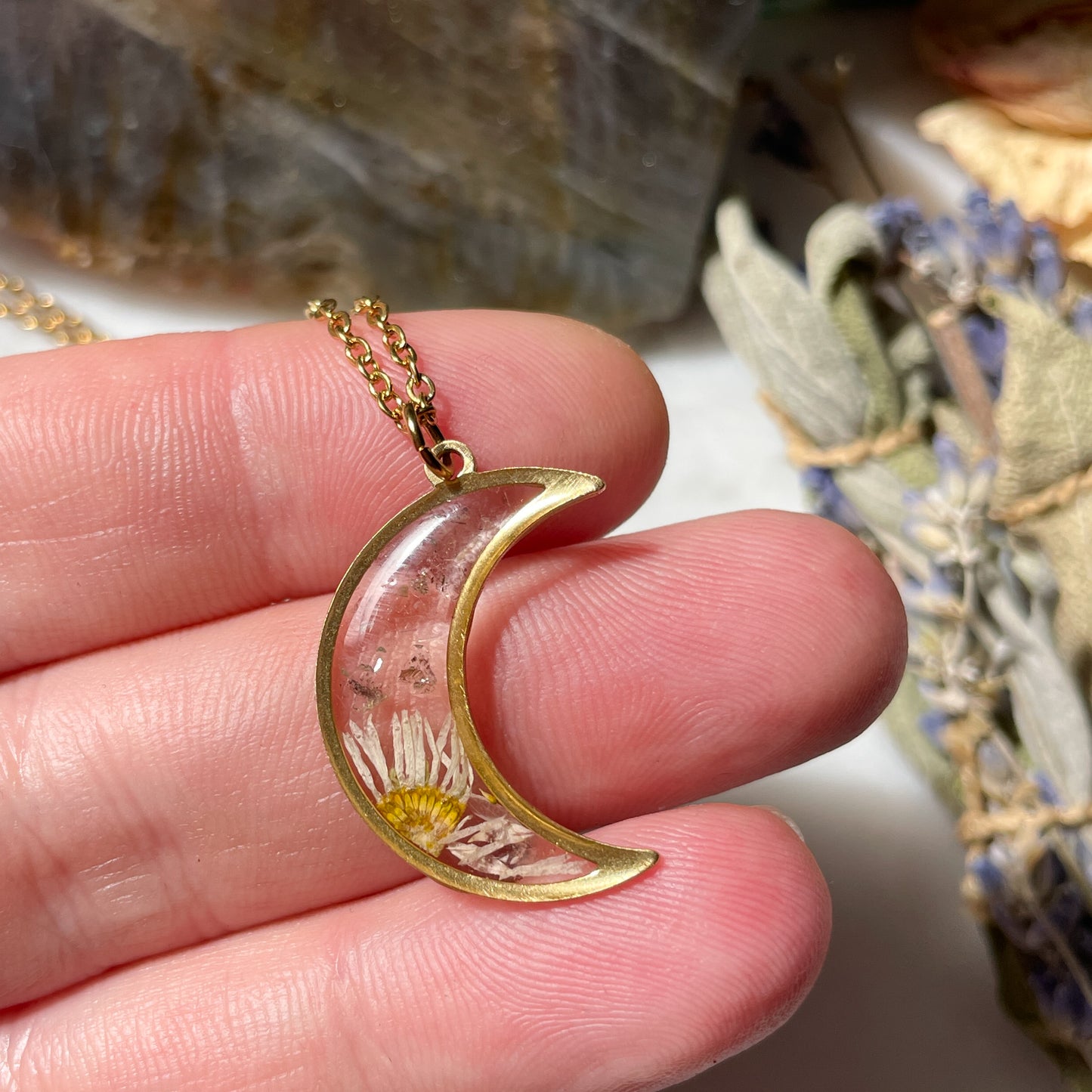 April Moons - Birthstone & Flower