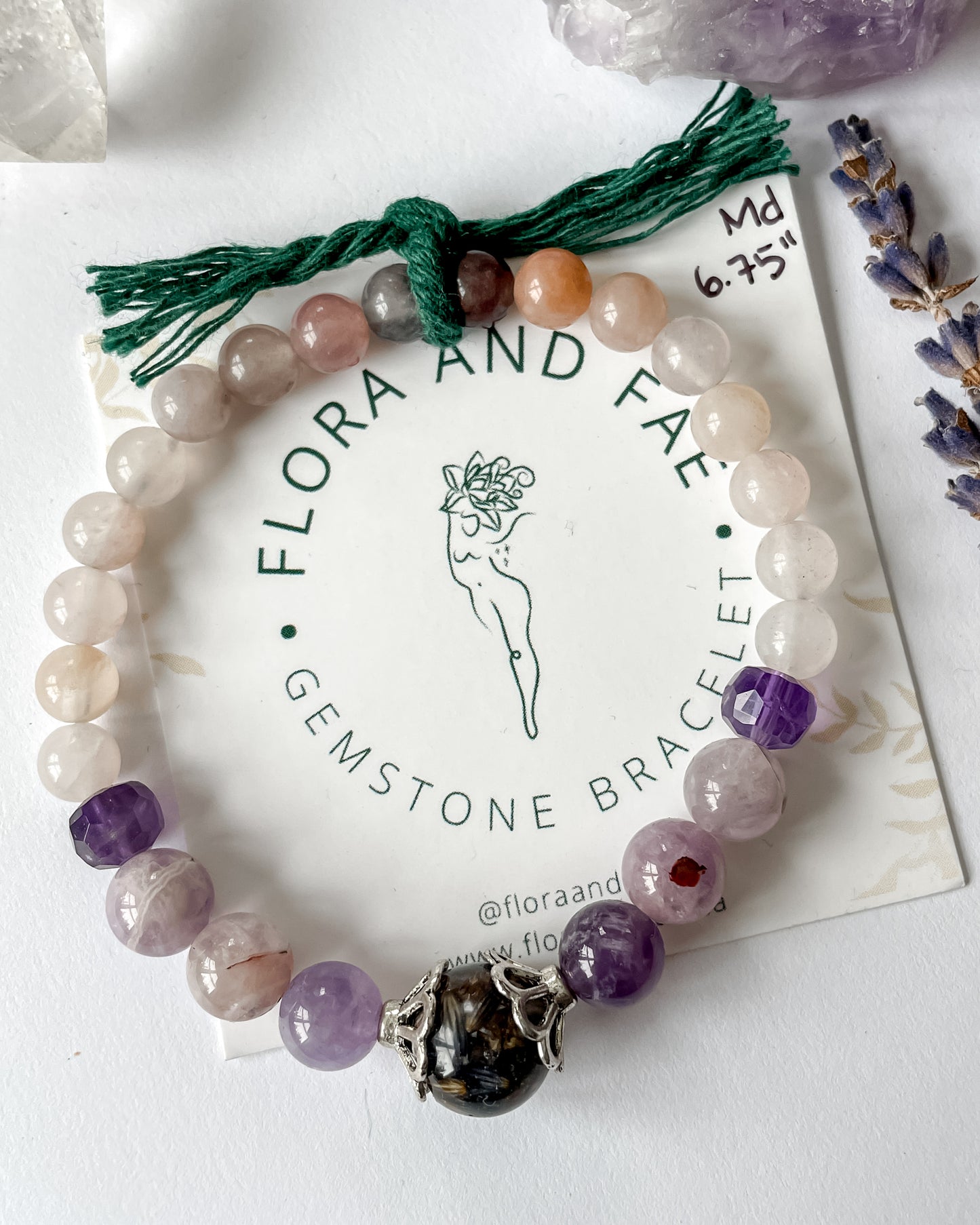 Lavender Botanical Bracelet II