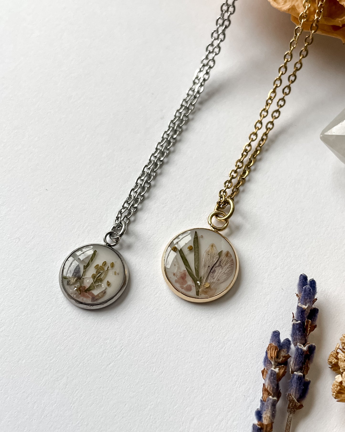 Larkspur Necklaces