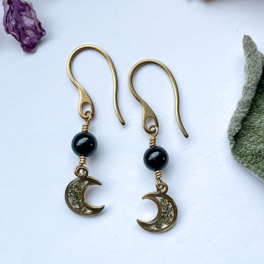 Protection Moon Earrings