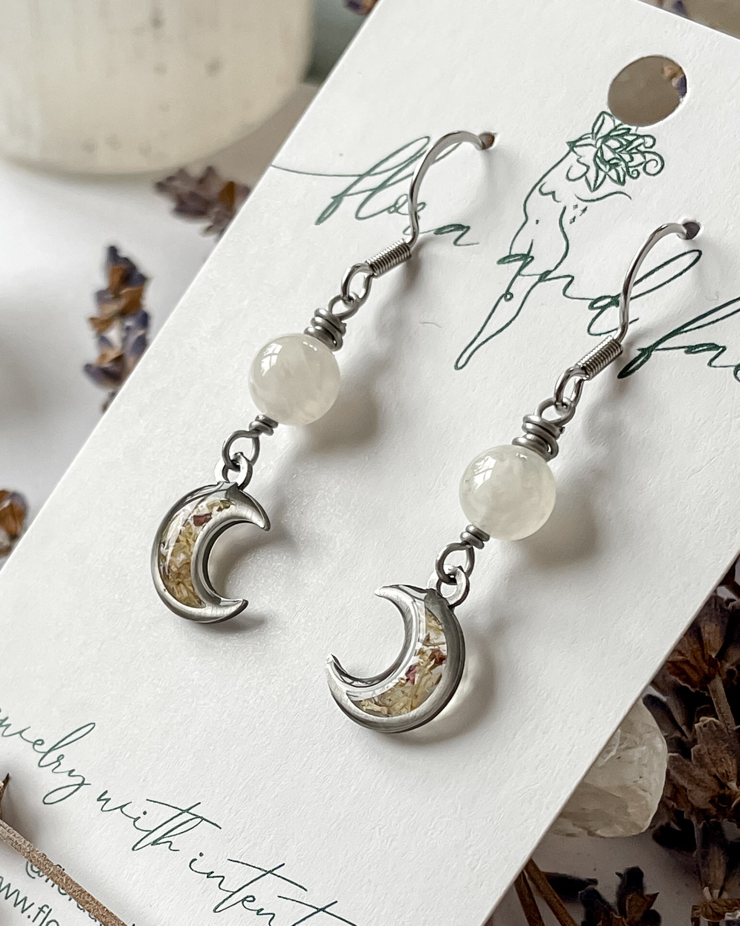 Intuition Moon Earrings