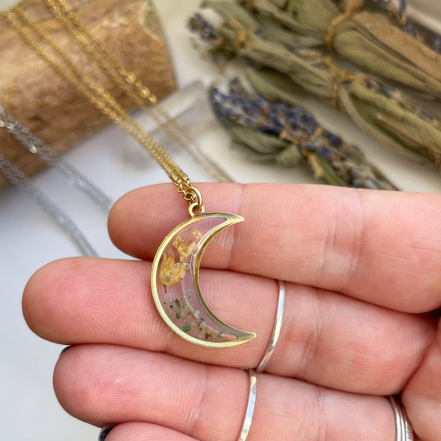 May Moons - Birthstone & Flower