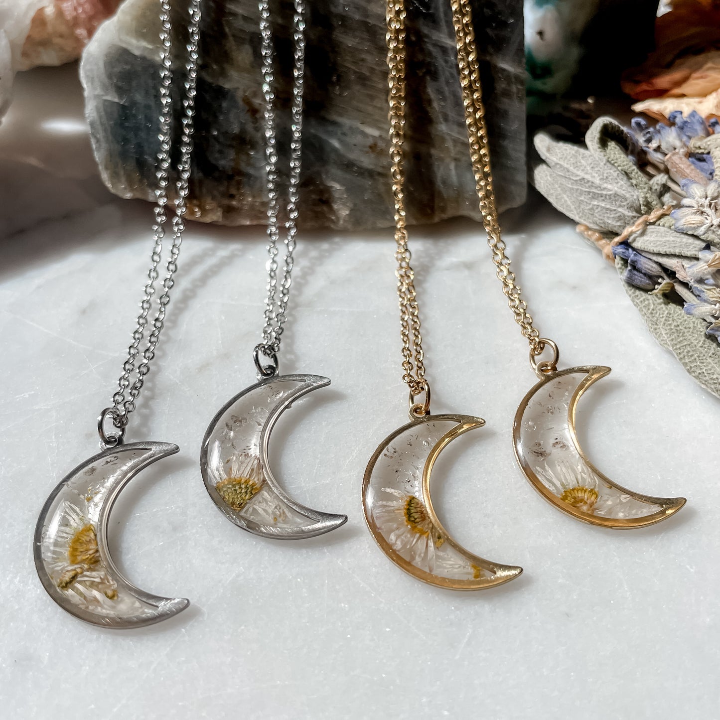 April Moons - Birthstone & Flower
