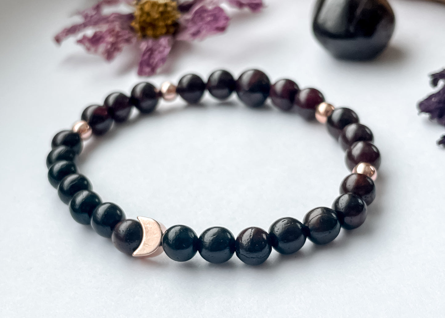 January Bracelet - Garnet