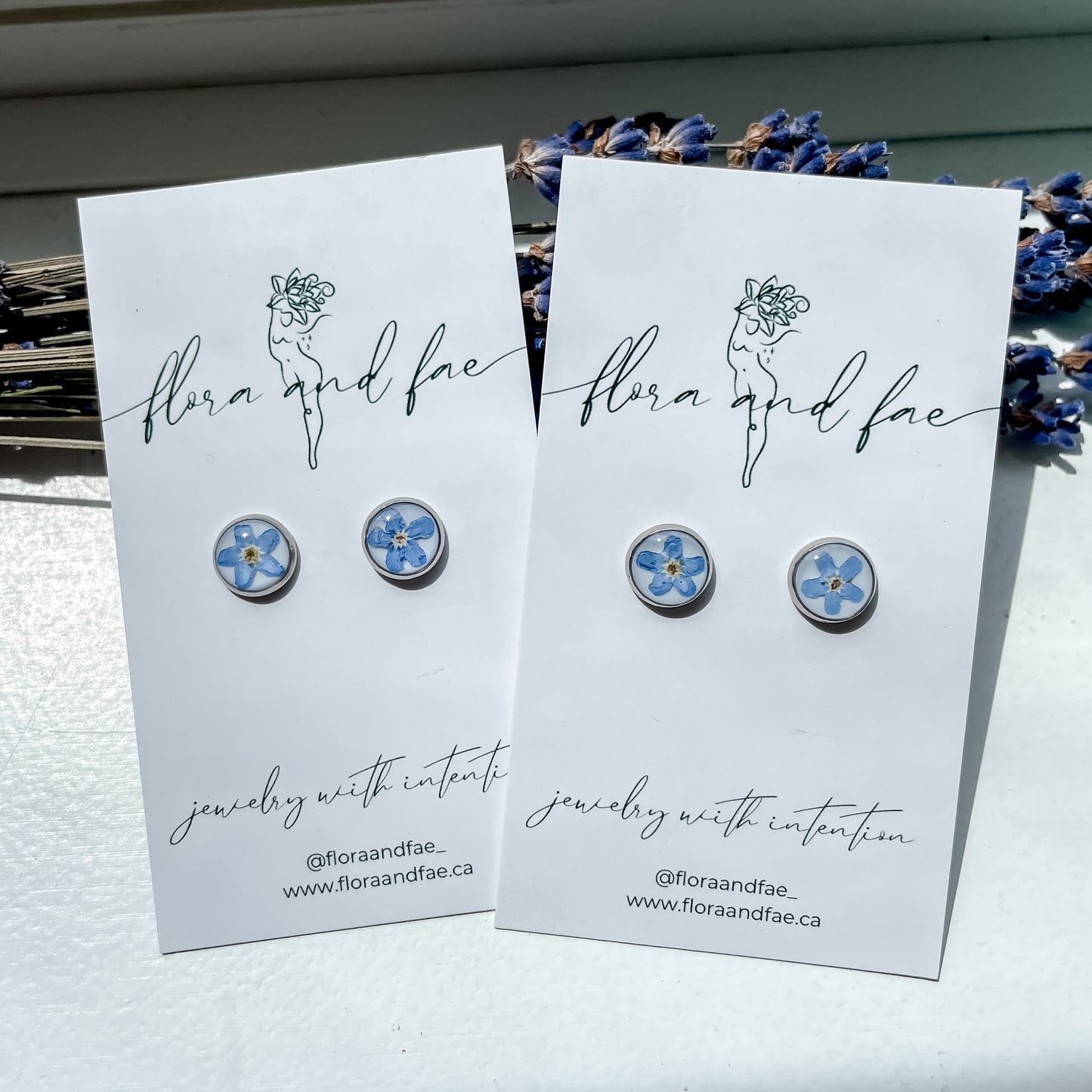 Forget Me Not Stud Earrings