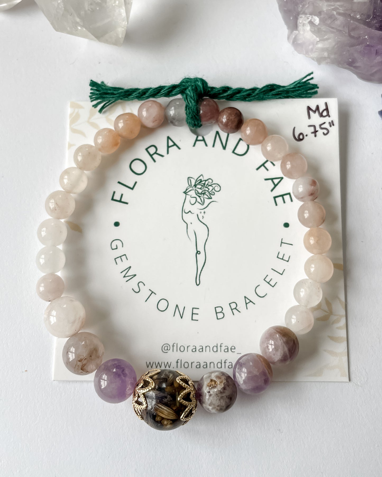 Lavender Botanical Bracelet II