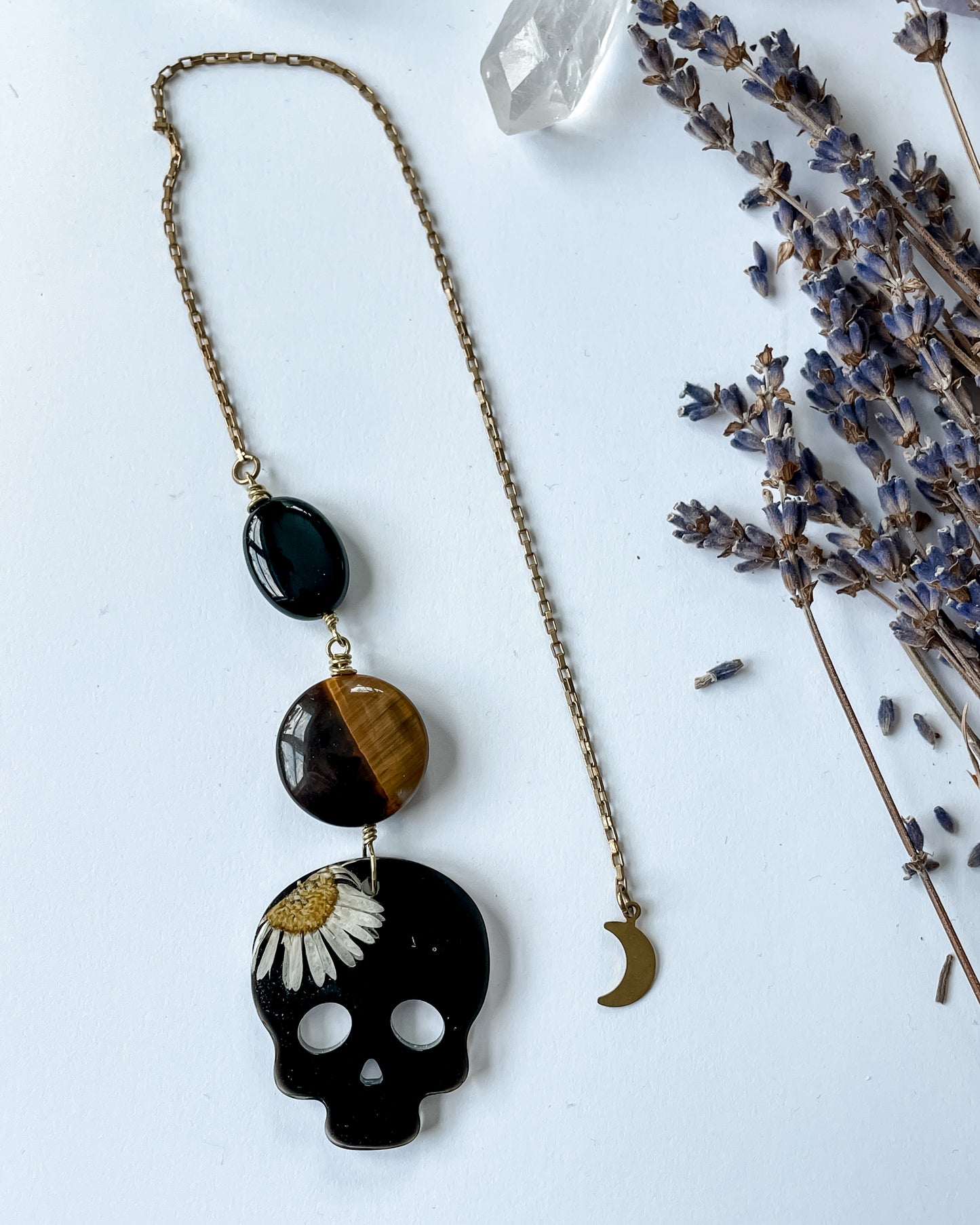 Daisy Skull Bookmarks