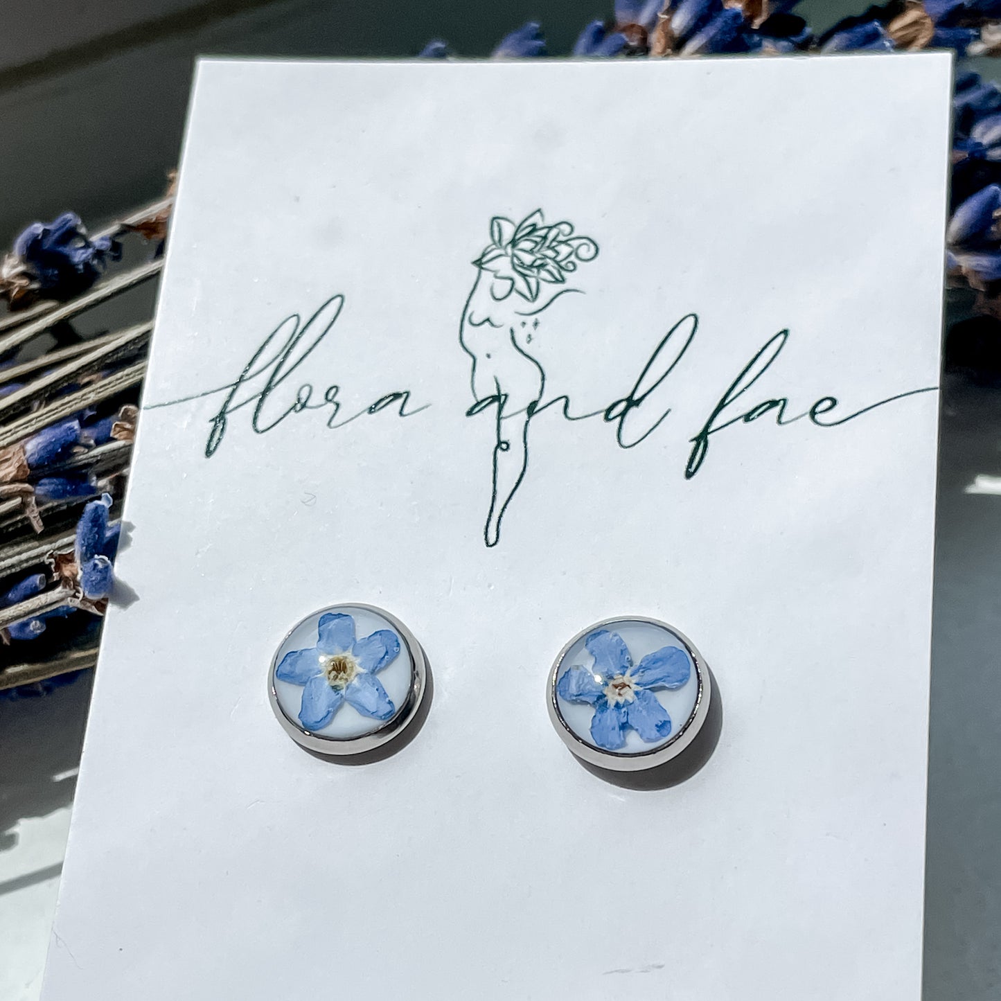 Forget Me Not Stud Earrings