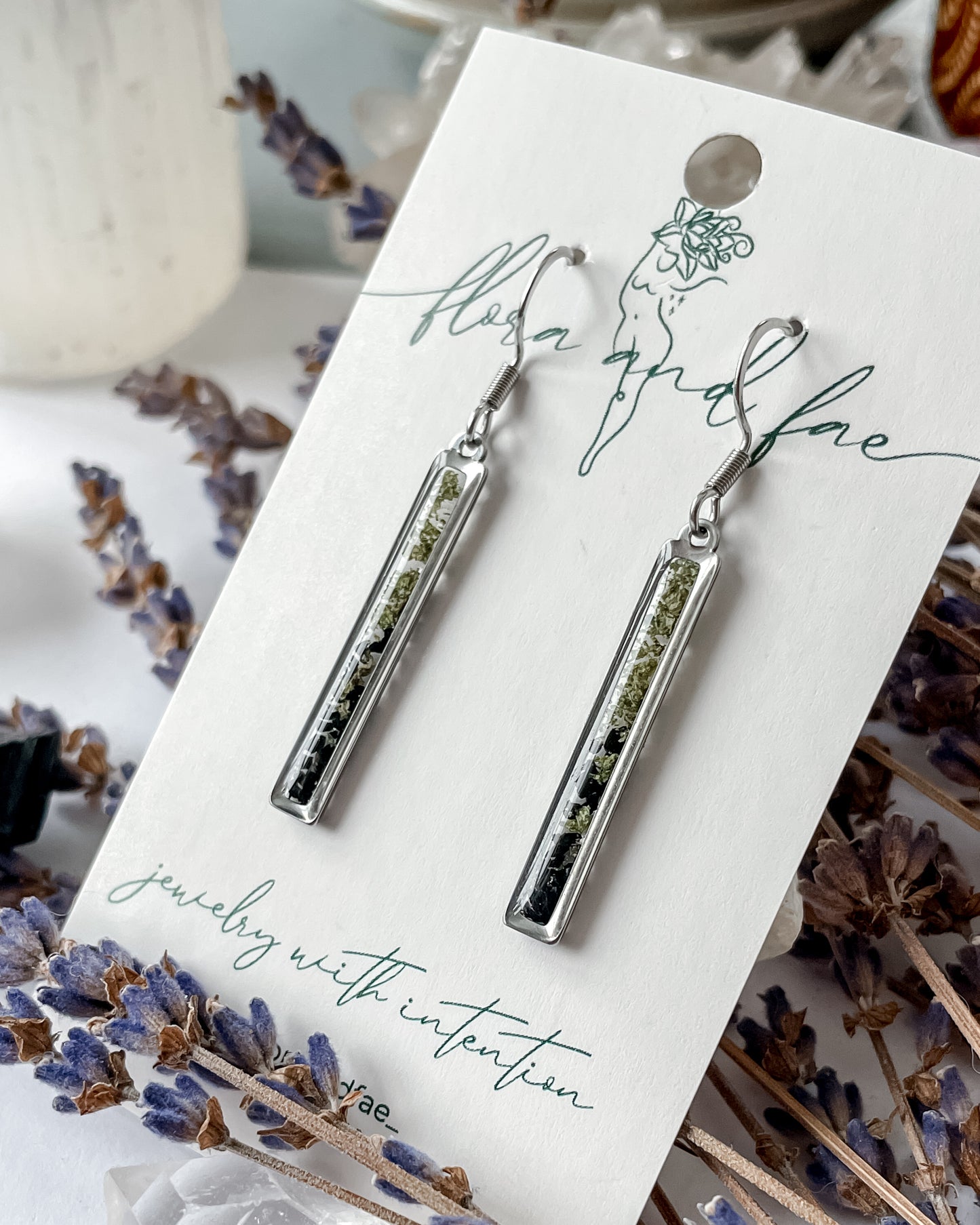 Botanical Bar Earrings